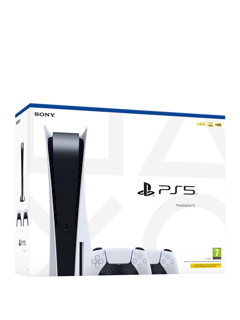 PlayStation®5 Disc Console - Two DualSense™ Wireless Bundle